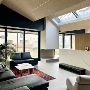 Arhilab - Folded Roof House - 4_Living room 1
